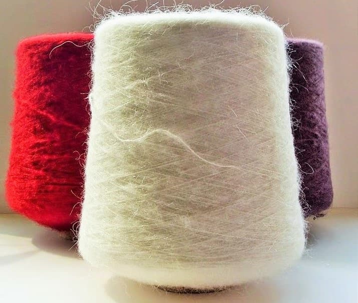 A close up image of a yarn bobbin